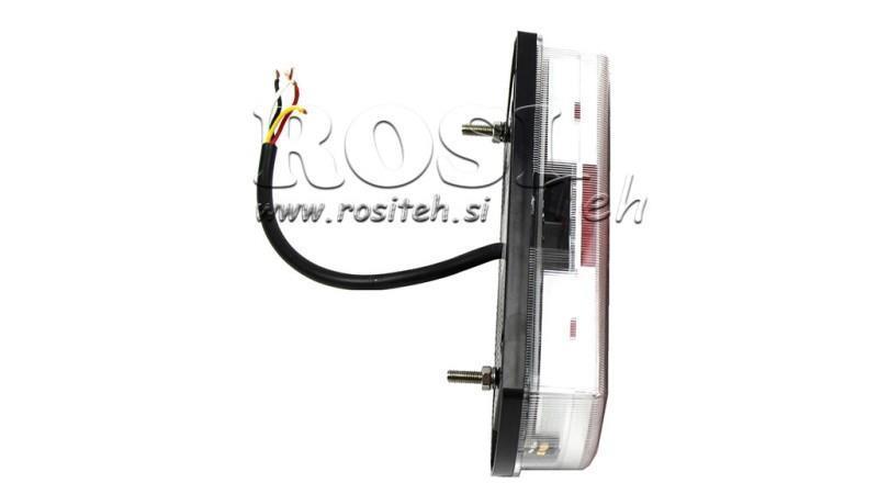 LED GALINIS ŠVIESAS KOMBINUOTAS 12/24V KAIRĖ
