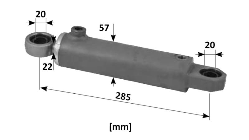 ХИДРАВЛИЧЕН УПРАВЛЯВАЩ ЦИЛИНДЪР SAME OEM-0.467.6343.4