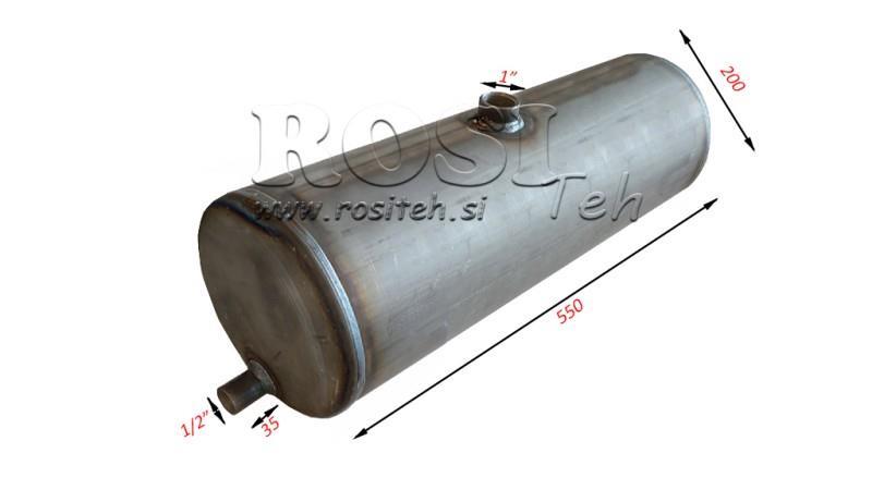 ÖLTANK AUS BLECH 16lit fi210-550mm