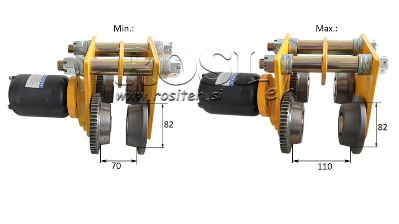 MOTOR ELÉTRICO PARA CARRO DE ELEVAÇÃO INDUSTRIAL DWI 0.5 T