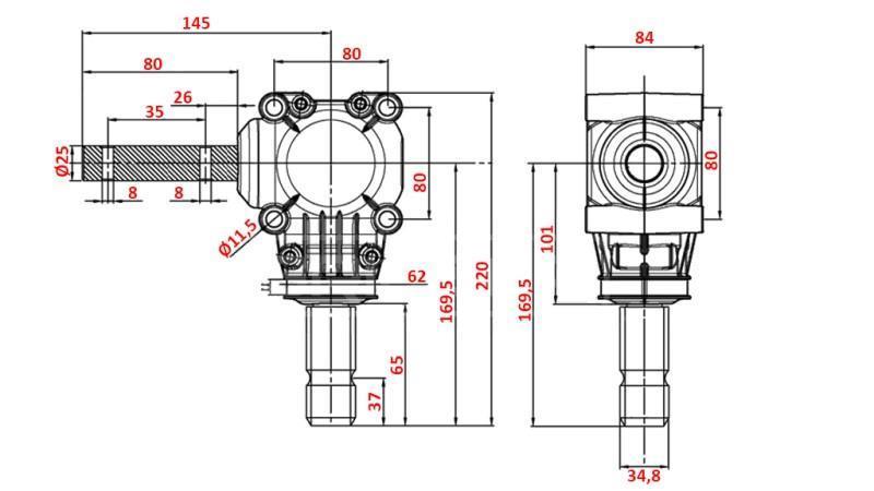 ΓΕΝΙΚΟΣ ΜΕΙΩΤΗΣ ΓΩΝΙΑΣ L-150J 1:1 (12HP-9kW)