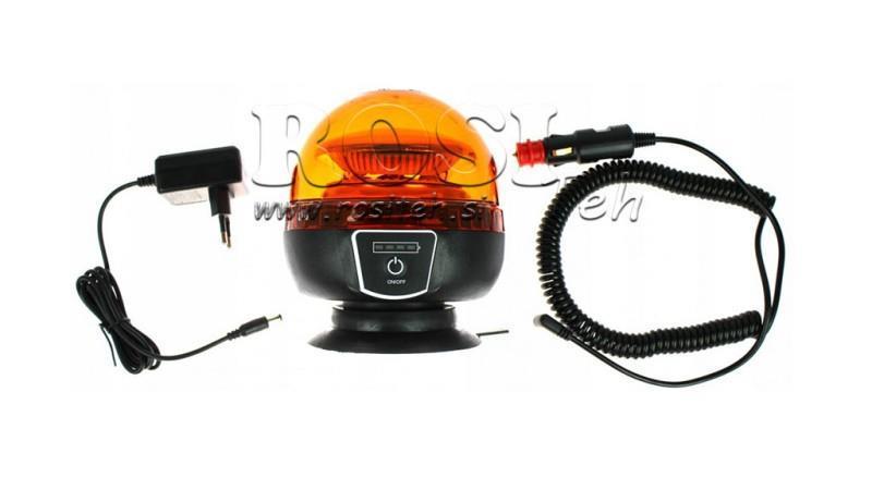 LUZ MAGNÉTICA ROTATIVA LED - FUNCIONA CON BATERÍA