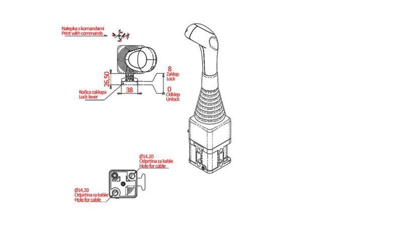 JOYSTICK NIMCO APLOKŠŅA VĒJAM - BEZ POGAS