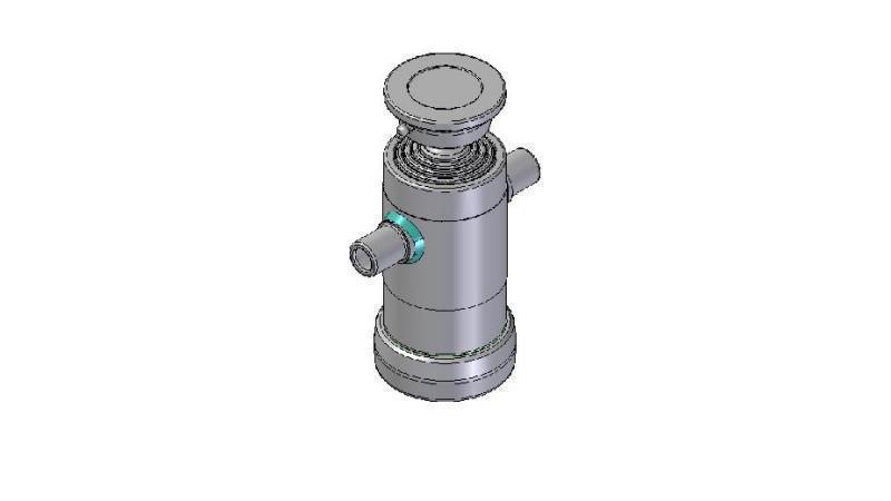3061S -TELESCOPIC CYLINDER STANDARD/BALL 4 STAGES STROKE 590 DIAMETER 112