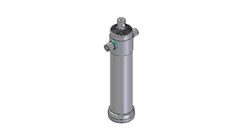3096F -TELESCOPIC Sylinder STANDARD/HULL 5 TRIN SLAG 2490 FI 124