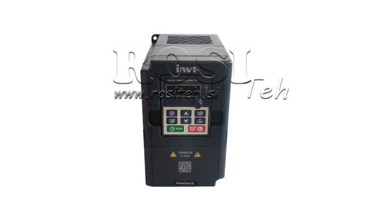 FREQUENZUMWANDLER-INVERSER 1Phase 2.2kW GD10-2R2G-S2-B