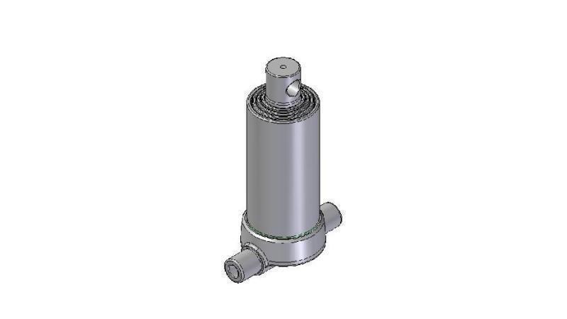 3542F -TELESCOPIC ZYLINDER UNTERE – LOCH 4 GRAD HUB 830 FI 124