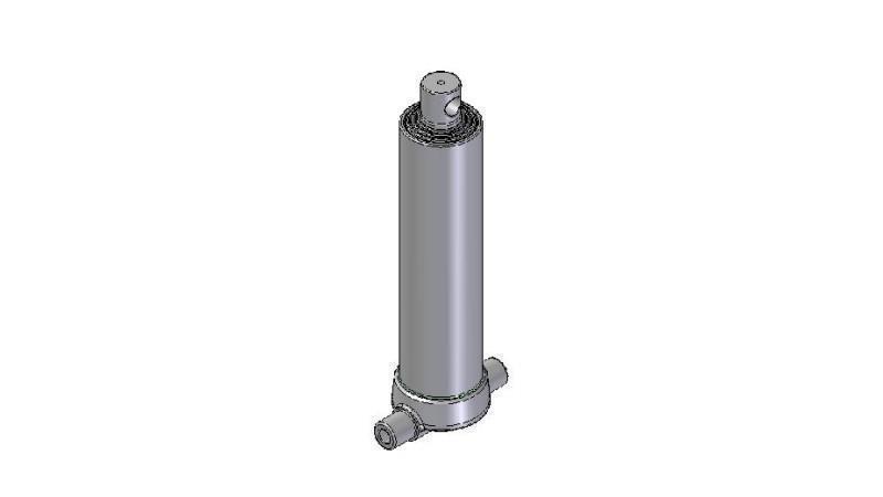 3548F -TELESCOPIC ZYLINDER UNTERE – LOCH 4 GRAD HUB 1710 FI 124