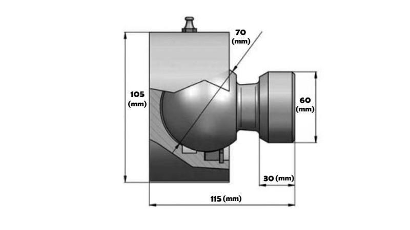 GUĽA PRE HYDRAULICKÝ VALEC FI60