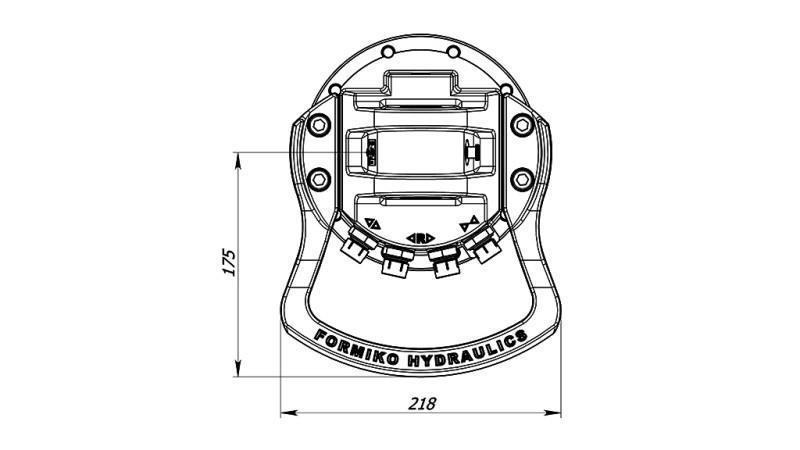 ΥΔΡΑΥΛΙΚΟΣ ΡΟΤΑΤΟΡΑΣ 5500/3250 KG ΜΕ ΑΞΟΝΑ