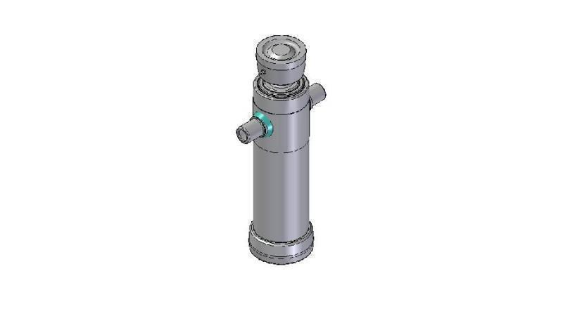 4021S -TELESCOPISK CYLINDER STANDARD/BOLD 2 TRIN SLAG 595 DIAMETER 106