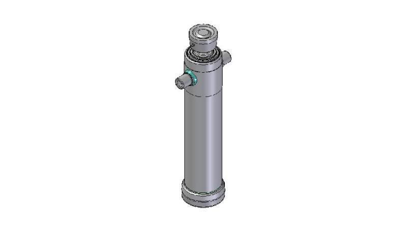 4037S -CYLINDER TELESCOPICZNY STANDARDOWY/KULOWY 3 ETAPY SKOK 1493 ŚREDNICA 124