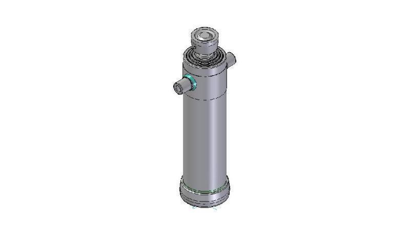 4040S - TELESCOPIC CYLINDER STANDARD/BALL 4 ETAPPI LÖÖK 1980 DIAMEETER 152