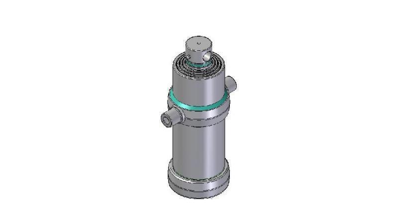 4045F -TELESCOPICKÝ CYLINDR STANDARD/DÍRA 4 STUPNĚ ZDVIH 1490 FI 170