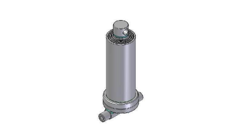 4545F -TELESCOPICZNY CYLINDER DOLNY – OTWÓR 4 STOPNIE SKOK 1490 FI 170