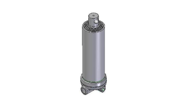 4643F -TELESCOPISK Sylinder HULL - HULL 4 GRADER SLAG 1500 FI 152