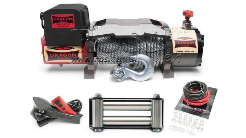 12 V ELEKTRINIS LAIDINIS WINCH DWM 13000 HD - 5897 kg
