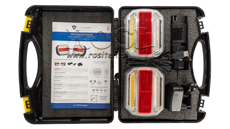 SADA MAGNETICKÝCH LED SVETIEL - BEZDRÔTOVÁ 12/24V CANBUS