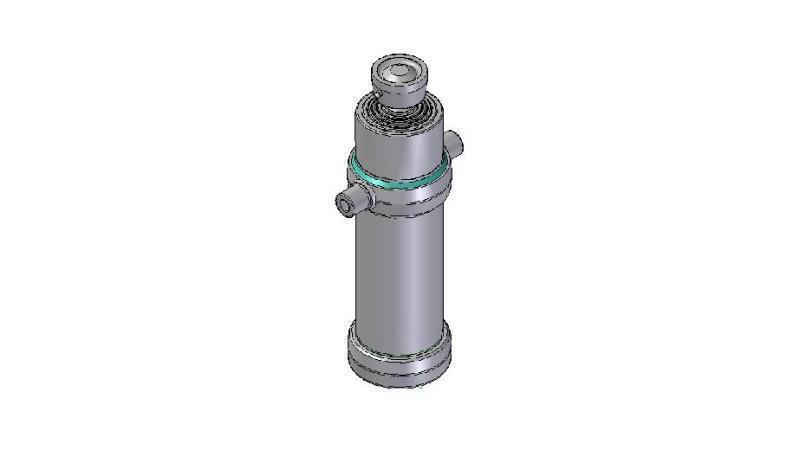5002S -TELESCOPIC ZYLINDER STANDARD/KUGEL 5 STUFEN HUB 2470 DURCHMESSER 170