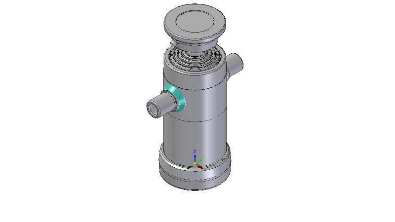 5020S - CYLINDER TELESCOPICZNY STANDARDOWY/KULKA 5 ETAPÓW SKOK 680 ŚREDNICA 112