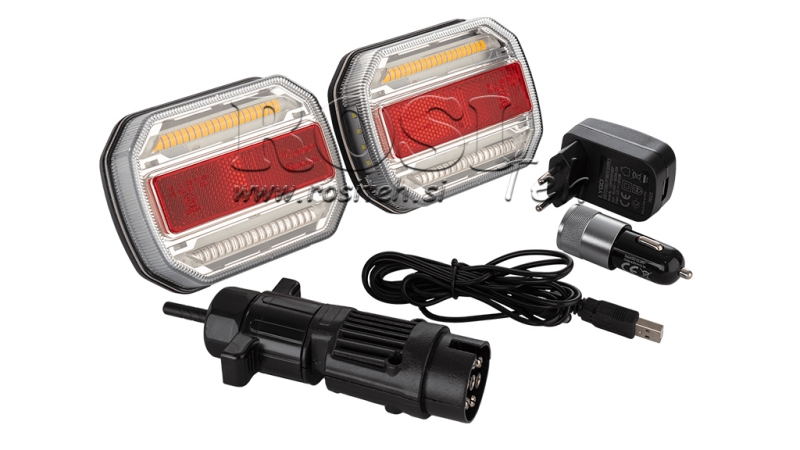 SADA MAGNETICKÝCH LED SVETIEL - BEZDRÔTOVÁ 12/24V CANBUS