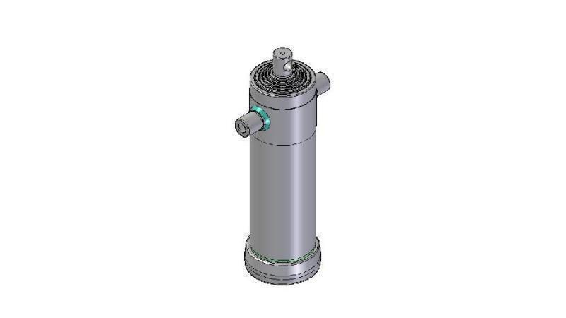 6011F -CILINDRU TELESCOPIC STANDARD/GAURĂ 6 ETAPE CĂLĂTORIE 2557 FI 152