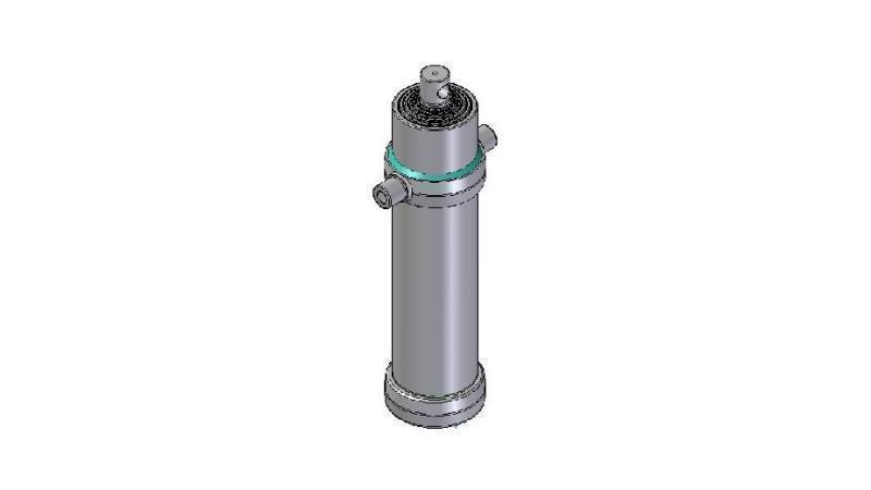 6025F -TELESCOPIC ZYLINDER STANDARD/LOCH 6 STUFEN HUB 3585 DURCHMESSER 170
