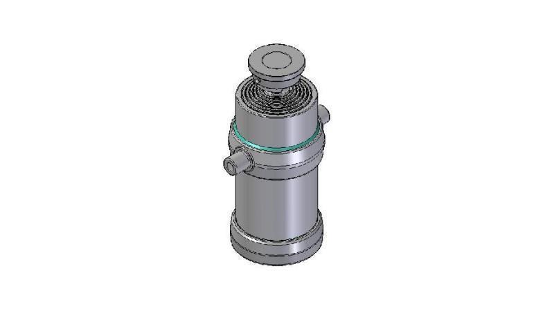 6053S -TELESCOPIC CYLINDER STANDARD/BALL 6 STUFEN HUB 2175 DURCHMESSER 215