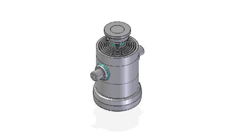 7031S - TELESCOPIC CYLINDER STANDARD/PALLON 7 VAIHEITA MATKA 1737 HALKAISIJA 240
