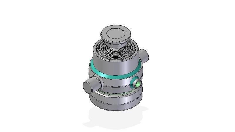 7300S -TELESCOPINIS CILINDRAS STANDARD/BALL 7 ETAPAI EIGA 890 DIAMETRAS 170