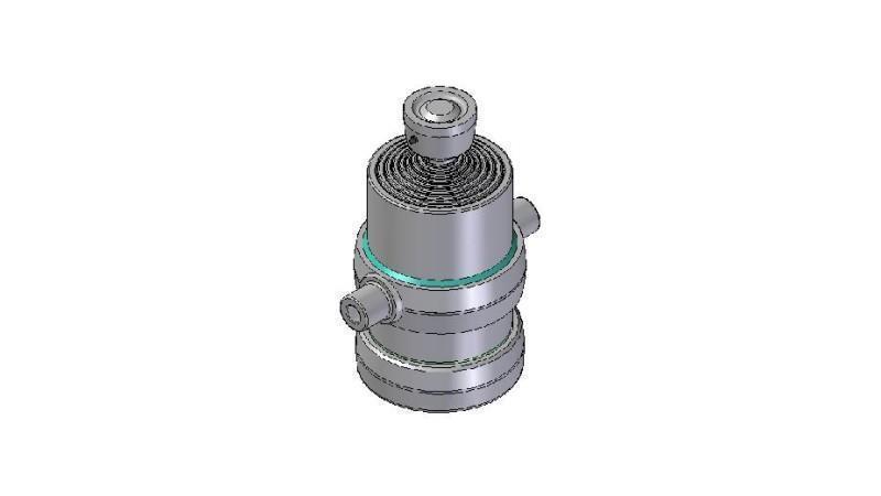 8002S -TELESCOPICKÝ VALEC ŠTANDARD/GULIČKA 8 STUPŇOV CESTA 1540 PRIEMER 190