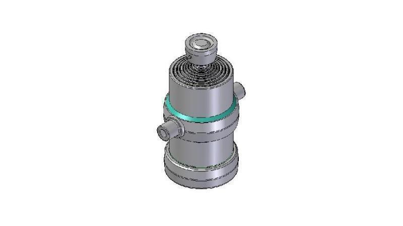 8005S -TELESCOPIC ZYLINDER STANDARD/KUGEL 8 STUFEN HUBLÄNGE 2060 DURCHMESSER 190