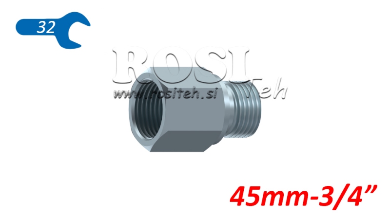 HIDRAULIČNI ADAPTER PRODUŽENI MUŠKI-ŽENSKI 3/4