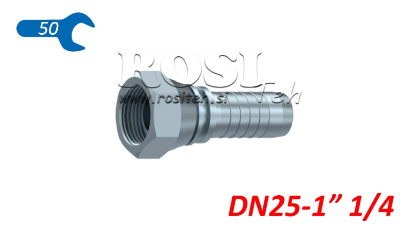 HYDRAULIC FITTING BSP FEMALE DN25-1 1/4