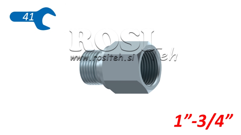 HYDRAULIK ADAPTER MÄNNLICH-WEIBLICH 1