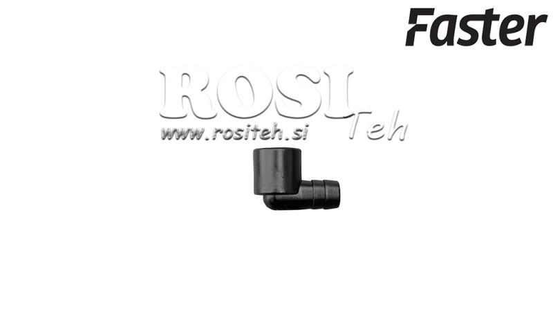 90° PIPE CONNECTION FOR OIL COLLECTOR TARV
