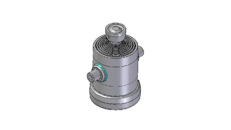 9009S - TELESCOPIC CYLINDER STANDARD/BALL 9 STAGES TRAVEL 1940 DIAMETER 240