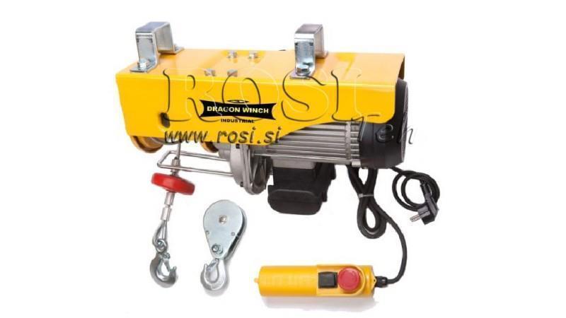 230 V ELEKTRISKAIS VĒJAS DVI 400/800 kg