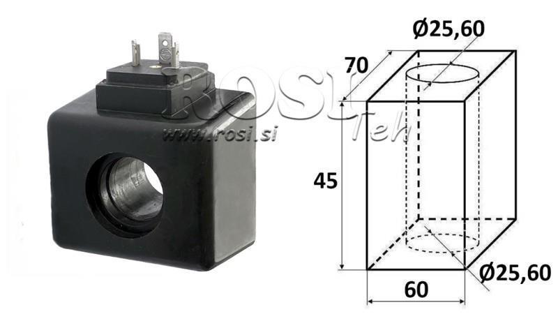 ELEKTROMAGNETICKÁ CIEVKA 230VAC - DS5 - fi 25.6mm-45mm