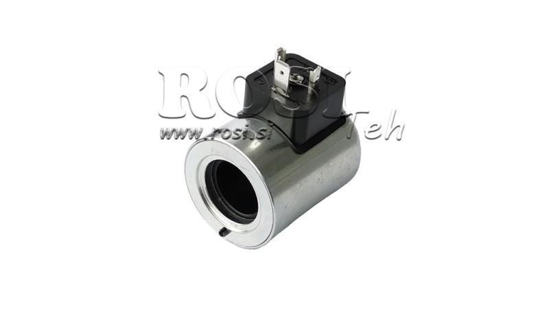 BOBINA ELECTROMAGNÉTICA 12V DC PARA VÁLVULA CETOP - fi 30mm-53mm 29W