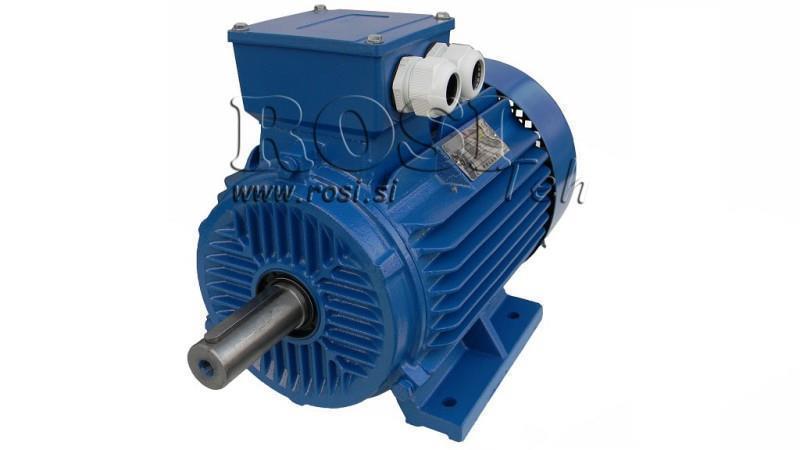 11kW-ELEKTROMOTOR Y3 160M-4_1460rpm 3Faz nohy-B3