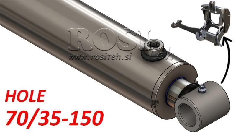 HIDRAULISKAIS CILINDRS CAURUMS 70/35-150