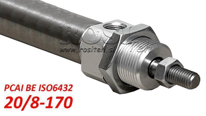 PNEUMATICKÝ CYLINDR PCAI 20/8-170 BE ISO6432
