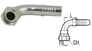HYDRAULIC-CONNECTION-DKORFS-FEMALE-ELBOW-90°