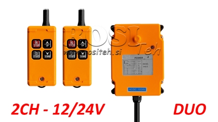 RÁDIÓ IRÁNYTÚ 2CH - 12/24V DUO
