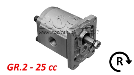 HYDRAULISCHE POMP GR.2 25 CC RECHTS - DRAAD
