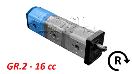 HYDRAULISCHE POMP 20C16X066 ACHTER GR.2 16 CC RECHTS