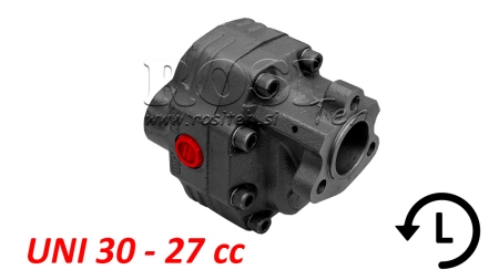 BOMBA HIDRÁULICA DE FERRO FUNDIDO UNI30-27CC-230 BAR ESQUERDA