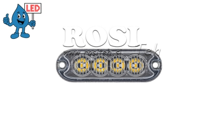 LED STROBOSKOPICKÉ SVĚTLO 12/24V