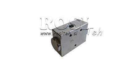 HYDRAULIC FLOW DIVIDER VALVE V1027 DFL 60-80 lit - 3/8 - 250 bar (max.300 bar) METAL